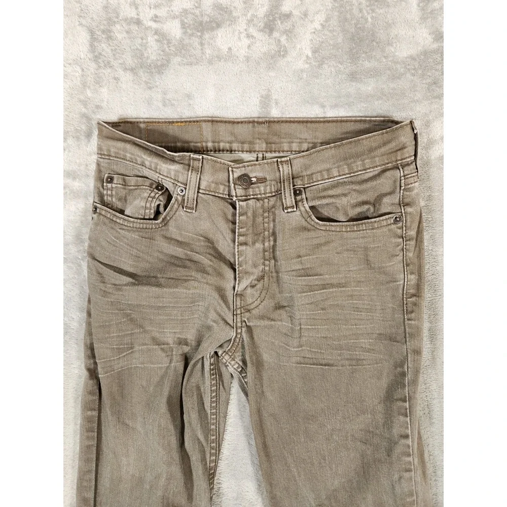 Levi's‎ 511 Jeans Men's 30X30 (Tag 29X32) Slim Straight Gray/Brown Pants Denim